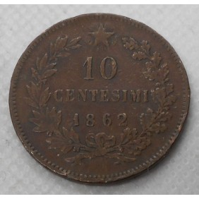 10 Centesimi 1862