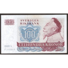 SWEDEN 100 Kronor 1968