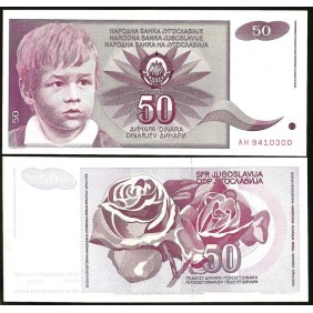 YUGOSLAVIA 50 Dinara 1990