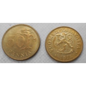 FINLAND 50 Pennia 1976