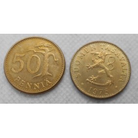 FINLAND 50 Pennia 1975