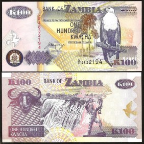 ZAMBIA 100 Kwacha 1992