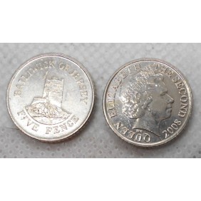 JERSEY 5 Pence 2008