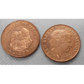 JERSEY 2 Pence 2002