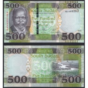 SOUTH SUDAN 500 Pounds 2018