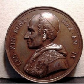 MEDAGLIA LEONE XIII ANNO IX BR