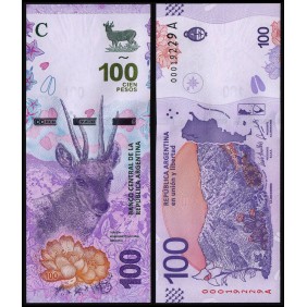 ARGENTINA 100 Pesos 2018