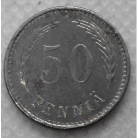 FINLAND 50 Pennia 1947 iron