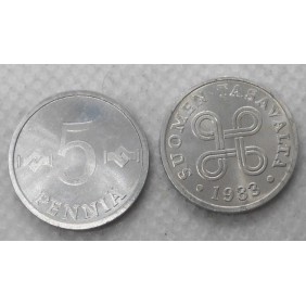 FINLAND 5 Pennia 1983