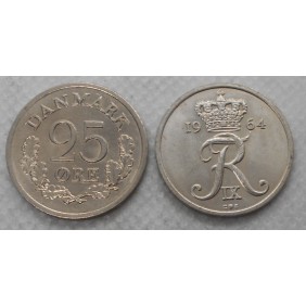 DENMARK 25 Ore 1964