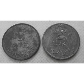 DENMARK 5 Ore 1956
