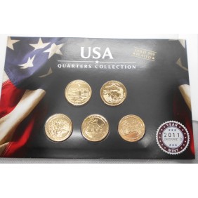 USA Set coins 2011 1/4...