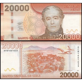 CHILE 20.000 Pesos 2018