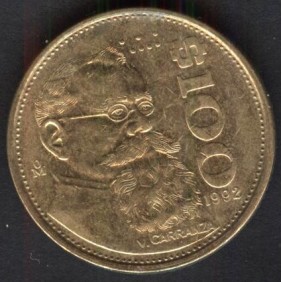 MEXICO 100 Pesos 1992