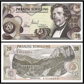 AUSTRIA 20 Schilling 1967