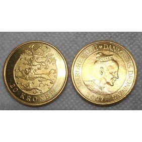DENMARK 20 Kroner 2007