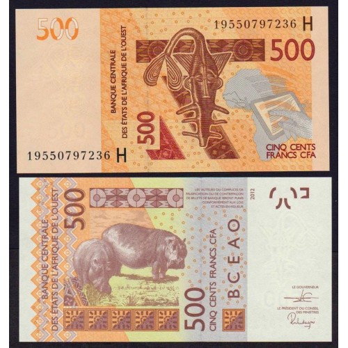 NIGER (W.A.S.) 500 Francs 2019