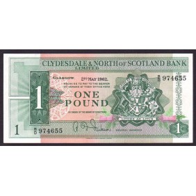 SCOTLAND 1 Pound 1962
