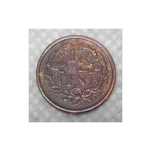 NETHERLANDS 1/2 Cent 1936