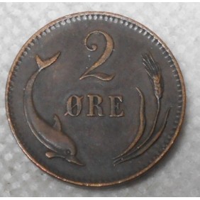 DENMARK 2 Ore 1883