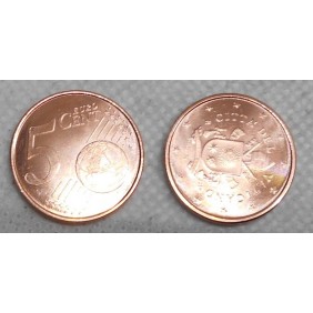 VATICANO 5 Euro Cent 2019