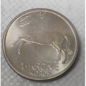 NORWAY 1 Krone 1967