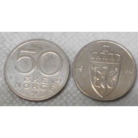 NORWAY 50 Ore 1984