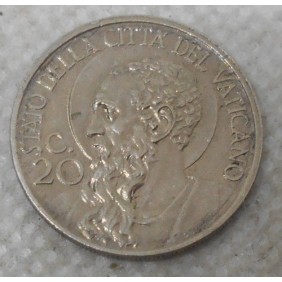 VATICANO 20 Centesimi 1934