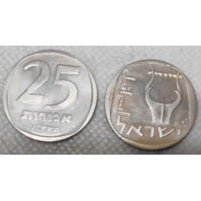 ISRAEL 25 Agorot 1978 w....