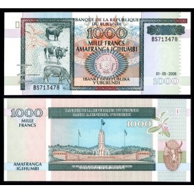 BURUNDI 1000 Francs 2006