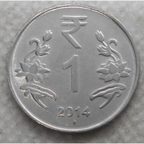 INDIA 1 Rupee 2014 B
