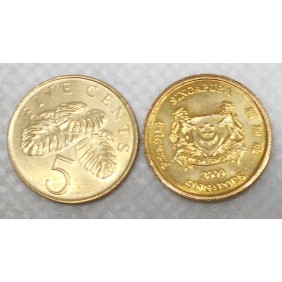 SINGAPORE 5 Cents 2009