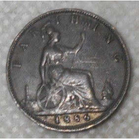 GREAT BRITAIN 1 Farthing 1886
