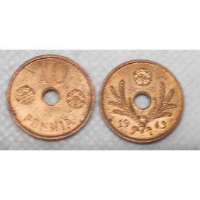 FINLAND 10 Pennia 1943