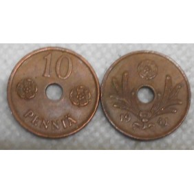 FINLAND 10 Pennia 1941