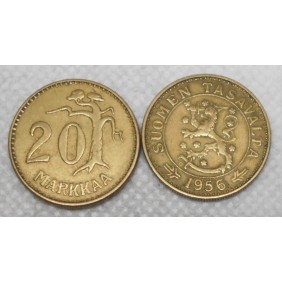 FINLAND 20 Markkaa 1956