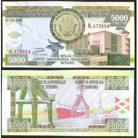 BURUNDI 5000 Francs 2008
