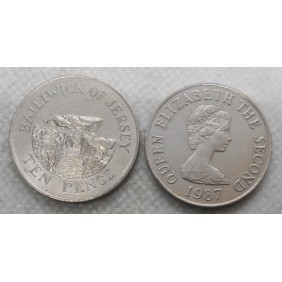 JERSEY 10 Pence 1987