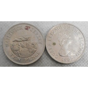 JERSEY 10 Pence 1985