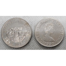 JERSEY 10 Pence 1990