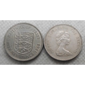 JERSEY 5 New Pence 1968