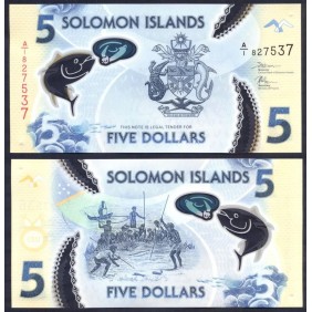 SOLOMON ISLANDS 5 Dollars...