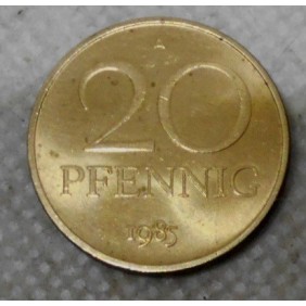 DDR 20 Pfennig 1985