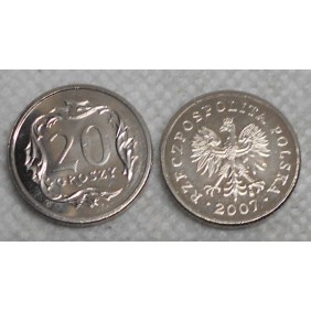 POLAND 20 Groszy 2007