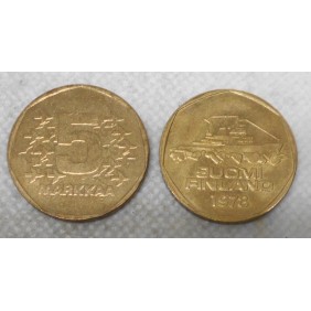 FINLAND 5 Markkaa 1978