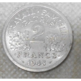 FRANCE 2 Francs 1943