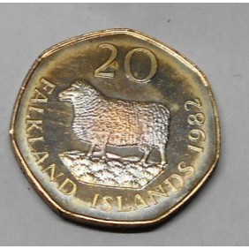 FALKLAND ISLANDS 20 Pence...