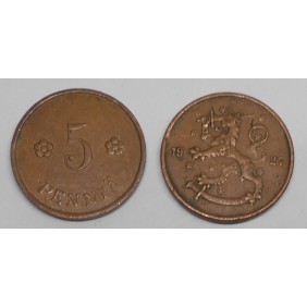 FINLAND 5 Pennia 1927