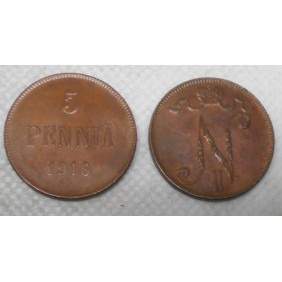 FINLAND 5 Pennia 1916