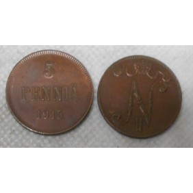 FINLAND 5 Pennia 1915